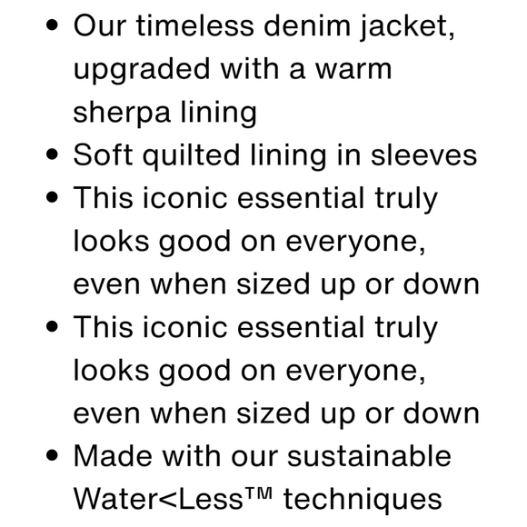 Levi's Original Sherpa Trucker Denim Jean Jacket Small - Picture 11 of 13